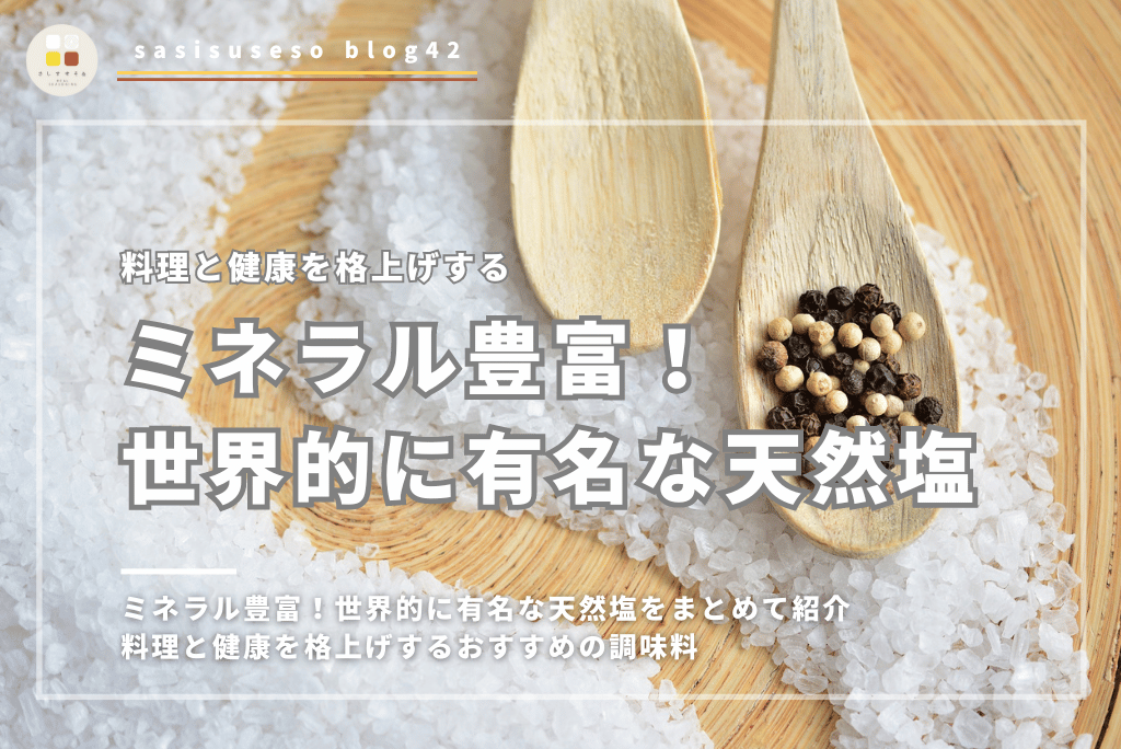 ミネラル豊富！世界的に有名な天然塩をまとめて紹介｜料理と健康を格上げするおすすめの調味料