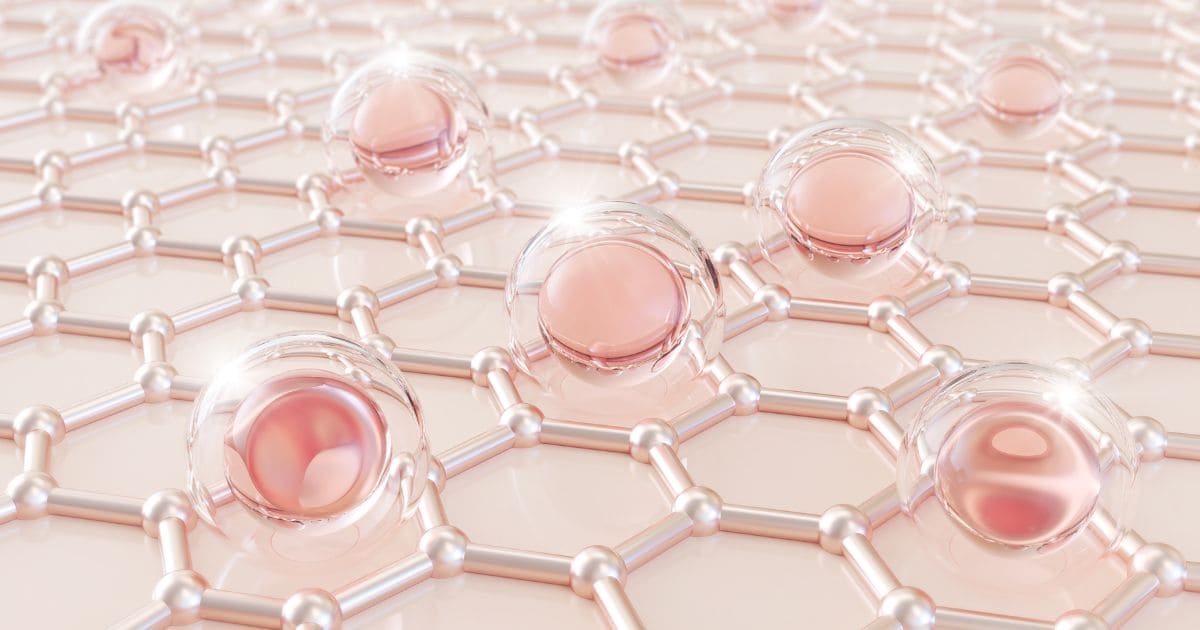 肌の細胞に染み渡る美容液